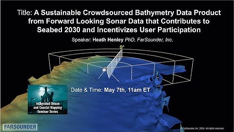 A sustainable data product based on crowdsourced 3D FLS bathymetry that contributes to Seabed 2030