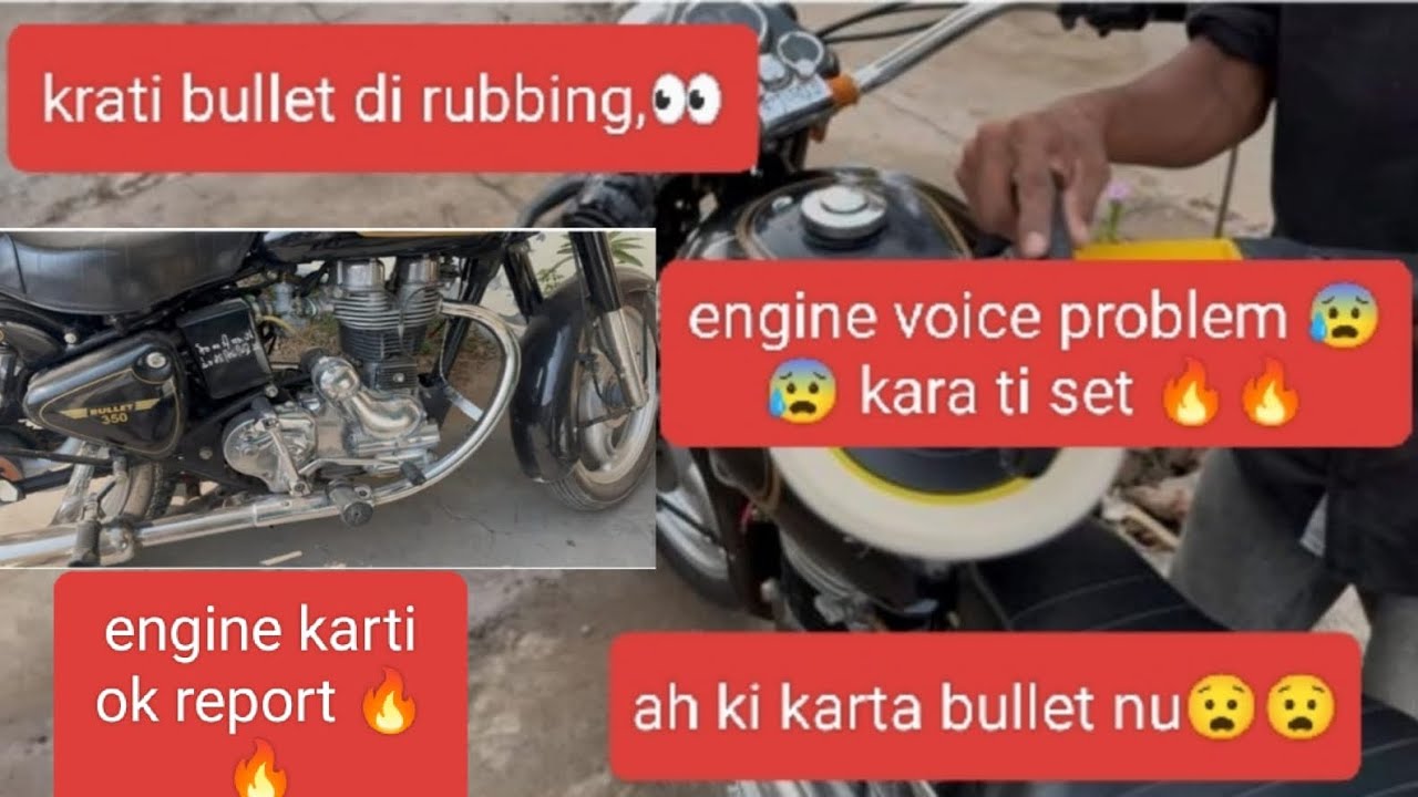 Bullet tank polish and Engine buffing and rubbing|| autosol metal ...