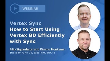 Webinar: How to Start Using Vertex BD Efficiently with Vertex Sync