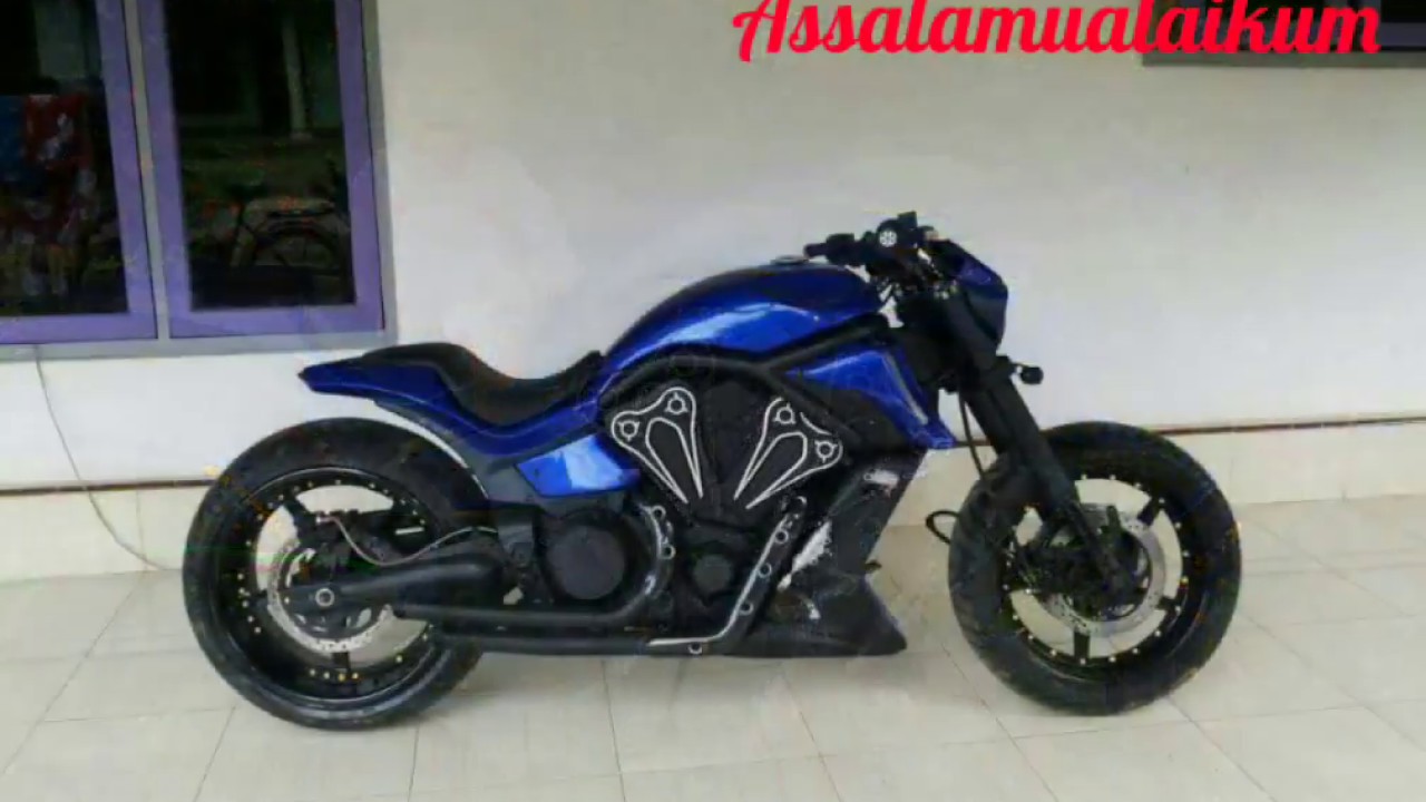 Modifikasi Motor Scorpio Model Harley  Kumpulan Gambar 