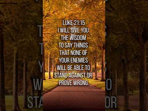 Luke 21:15 | Blessing Word