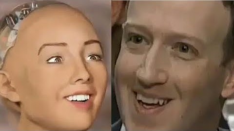 Mark Zuckerberg meet Robot Sophia
