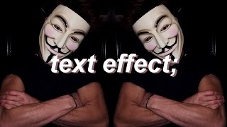 SVP typing text effect;
