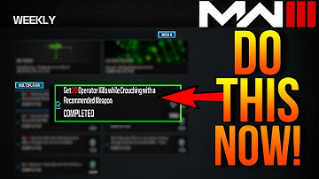 *EASY* How To Get 30 Kills WHILE CROUCHING in MW3!