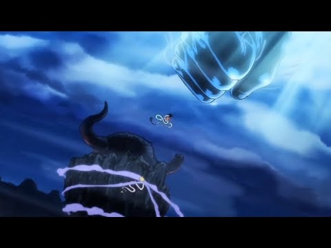 لكمة لوفي العملاقة ثقه لوفي بـ مومونوسكي ون بيس الحلقة 1074 