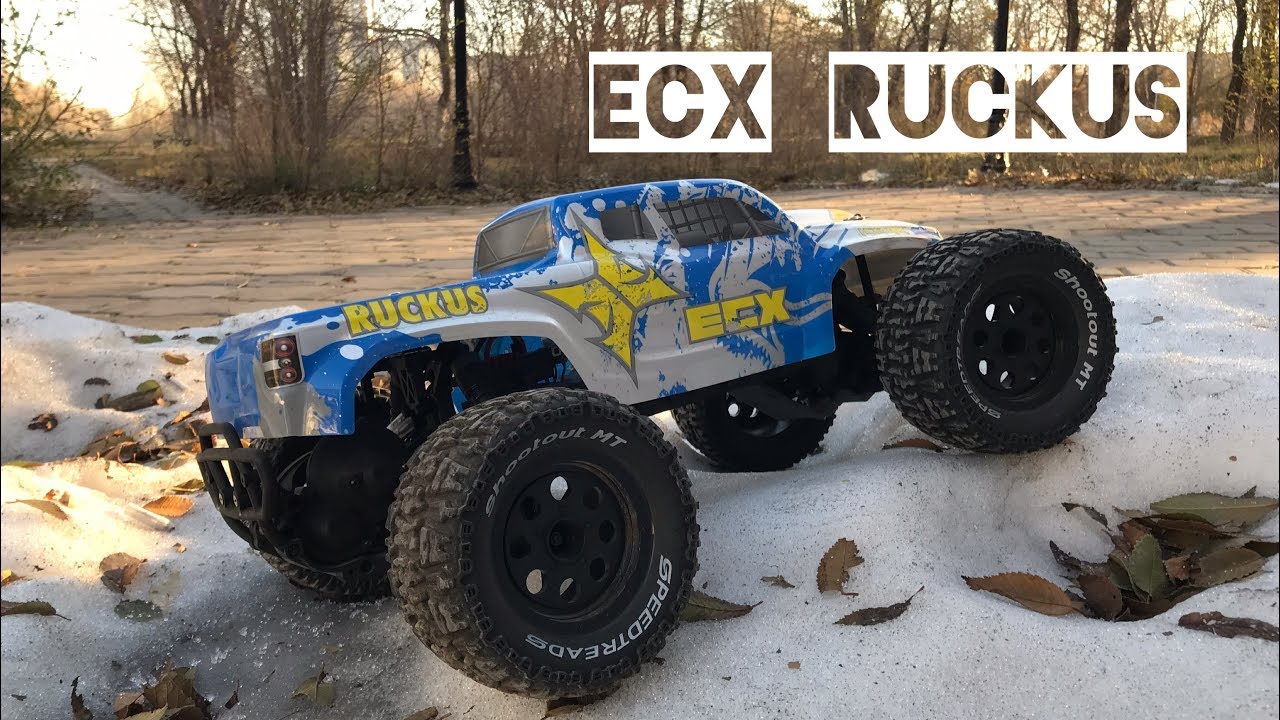 Тест драйв ECX RUCKUS с прыжками