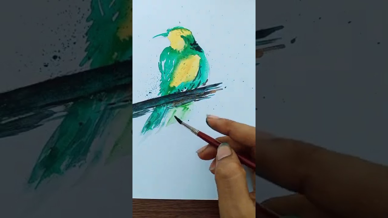 bird colourful drawing 🤗🤗🎨🖌️ 