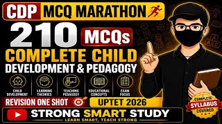 CDP MCQ Marathon 2026 | Complete Child Development & Pedagogy Revision| Strong sir| Strong sir class