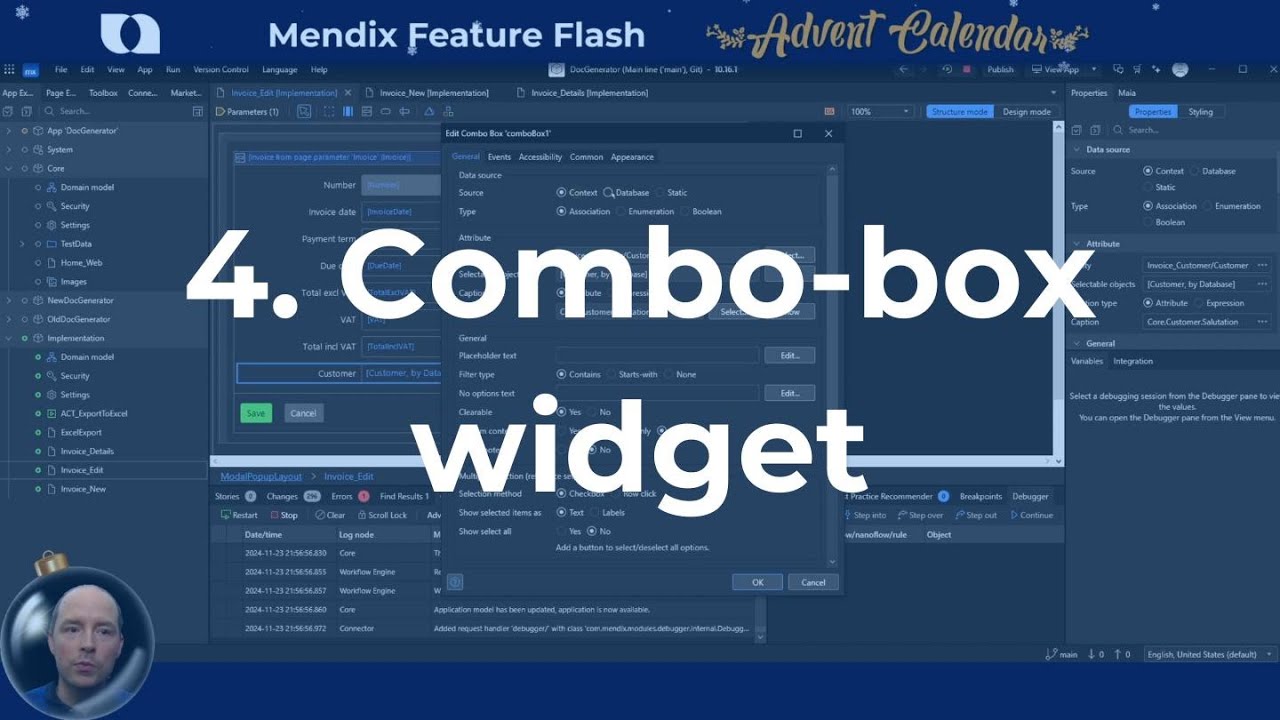 Mx Ignite Feature Flash Advent Calendar | 4. Combo-box Widget
