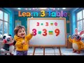 "Learn Table of 3 with Cute Baby 👶 | Easy Math for Kids!"
