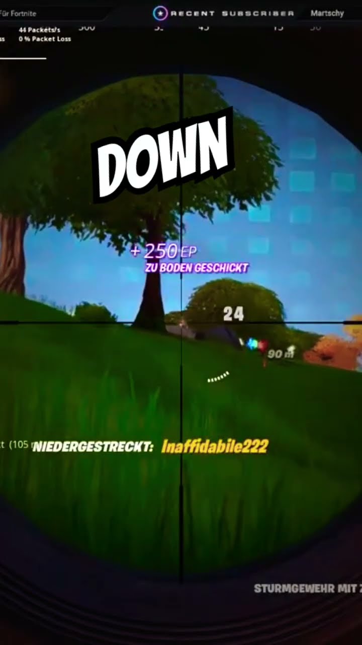 He s down