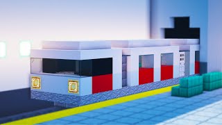 Minecraft: Subway Station | Train | City Tutorial