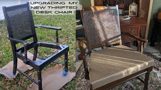 UPGRADING THRIFTED CHAIR / VINTAGE INSPIRED