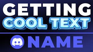 How To Get Cool Text in Your Discord Name (FAST & EASY) | 100% WORKS | NO Yapping, To The Point!