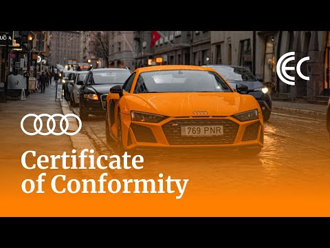 Certificate of conformity COC Audi