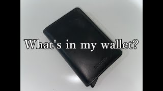 【What's in my wallet?】愛用しているミニマルウォレットの紹介！