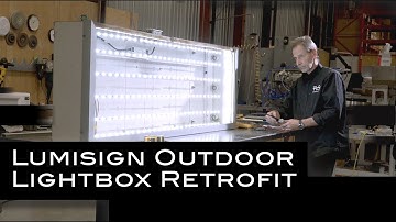 Lumisign Outdoor Lightbox Retrofit