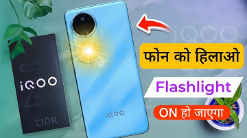 How to Turn ON Flashlight by Shaking iqoo z10r / IQOO Z10R Shake Flashlight Settings