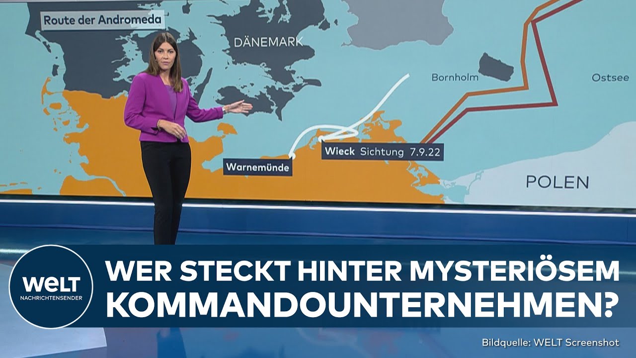 NORD STREAM-ANSCHLAG: Ermittler schweigen - Pipeline-Sprengung in der Ostsee wirft weiter Fragen auf