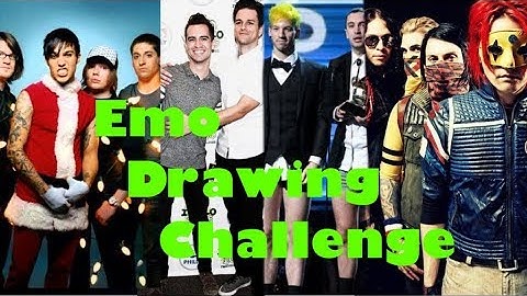 Guess the Emo song from my horrible paintings! (CrankthatFrank challenge?)