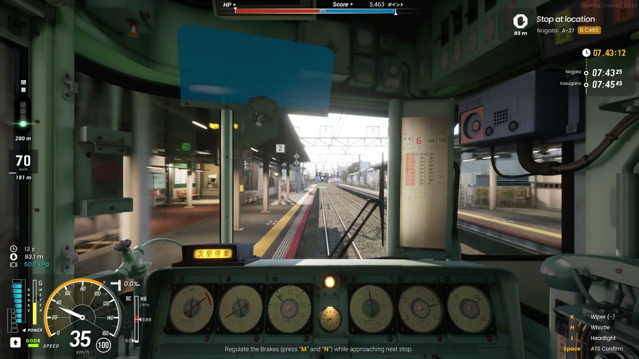 764A] Running Train: 07:35 Kanamori to Omishima. - YouTube