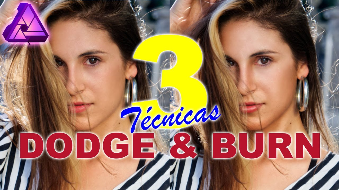 🔴 3 maneras de DODGE and BURN | Curso de AFFINITY PHOTO