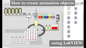 How to make a simulation of bottle filling with LabVIEW & Wokwi - 1 (Create image objects)