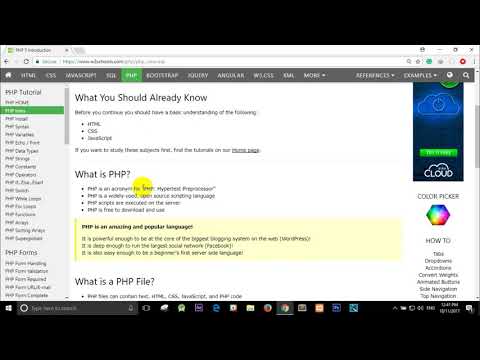 PHP MYSQL Tutorials For Beginners Speak LESSON 1   Introduction To PHP