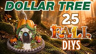 So Ready for Fall! 🍂 25 Dollar Tree Fall DIYs You’ll Want to Make