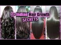 10 INDIAN HAIR GROWTH SECRETS!! │ HOW TO GROW LONG, THICK, SHINY, GLOSSY HAIR FAST!!