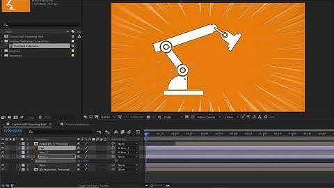 Learn after effects - Use parenting to tie the movements of multiple layers together