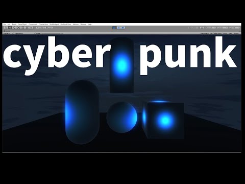 Unityでサイバーな感じを出す方法　Bloom cyber punk
