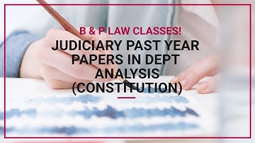 MP CIVIL JUDGE 2019 PRELIMS PAPER DETAILED ANALYSIS (CONSTITUTION) SHIFT 2. MPCJ,CONSTITUTION SERIES
