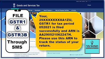 File GSTR1 and 3B Nil return through SMS | GST Nil Return by SMS