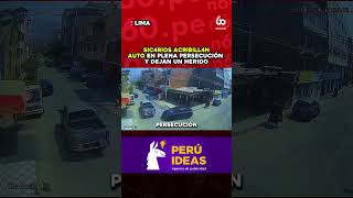 SIC4RIOS ACRIBILL4N AUTO EN PLENA PERSECUCIÓN Y DEJAN UN HER1DO