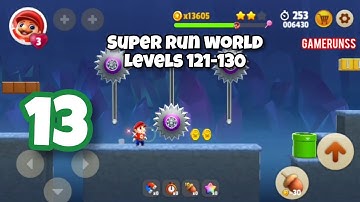 Super Run World: Go Jump Bro - Gameplay Walkthrough Android Part 13 - Levels 121-130