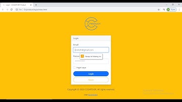 Template Login using Bootstrap (Validation)