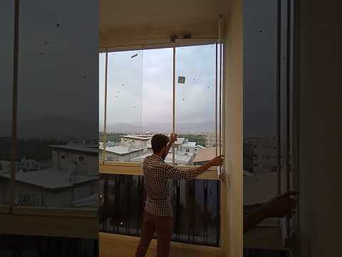بهترین جانپناه تراس یا بالکن جانپناه شیشه ای