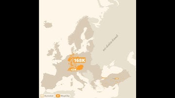 Where are #Austria #expats living (2019) in Europe? #datavisualization #mapporn #qgis #dataviz
