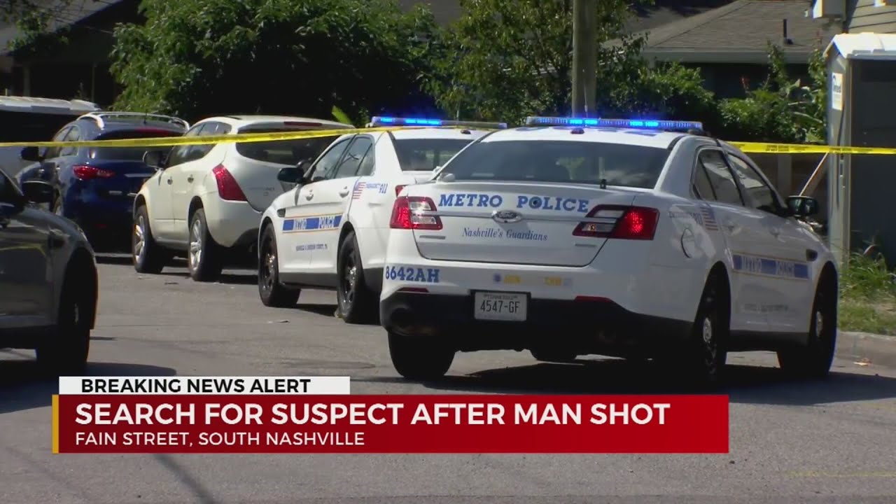 Search underway for suspect after man shot in South Nashville, TN - YouTube