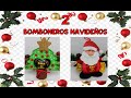 2 BOMBONEROS NAVIDEÑOS CON MOLDES GRATIS // dulceros navideños // manualidades para navidad