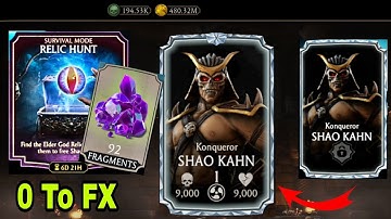 Relic Hunt | Resurrect Shao Kahn to Fusion X | Mk Mobile