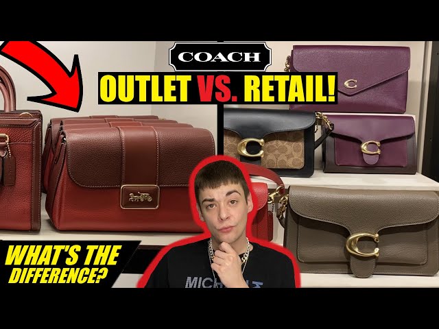 Whats The Difference? COACH OUTLET VS. COACH RETAIL! 