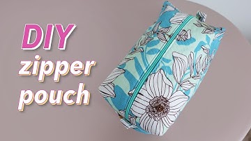 Easiest Zipper Box Pouch Sewing Tutorial | Useful DIY Gifts Part 2