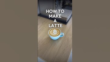 How to make a Latte #latteart #latte #coffee #espresso #barista #coffeelatteart #cappuccino