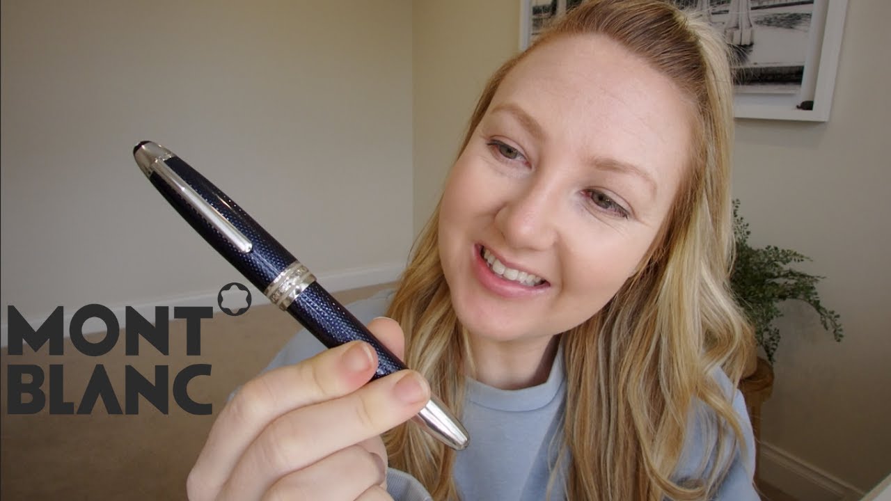 video afstuderen punt Montblanc Meisterstück Solitaire Blue Hour LeGrand Rollerball pen Honest  Review & opinion - YouTube
