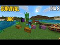 Survival Técnico UHC Minecraft Bedrock Dia 8