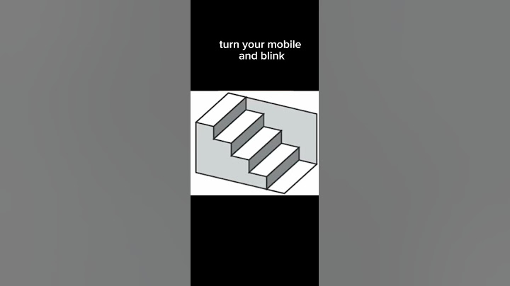 optical illusion of stairs 🪜👁️