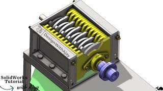 Animation of Single Shaft Shredder Machine full video link in description #designwithajay by DesignWithAjay 492 views 6 months ago 27 seconds