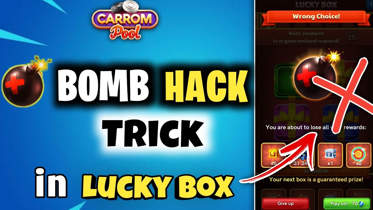 No Bomb Trick Lucky Box | Carrom Pool Lucky Box